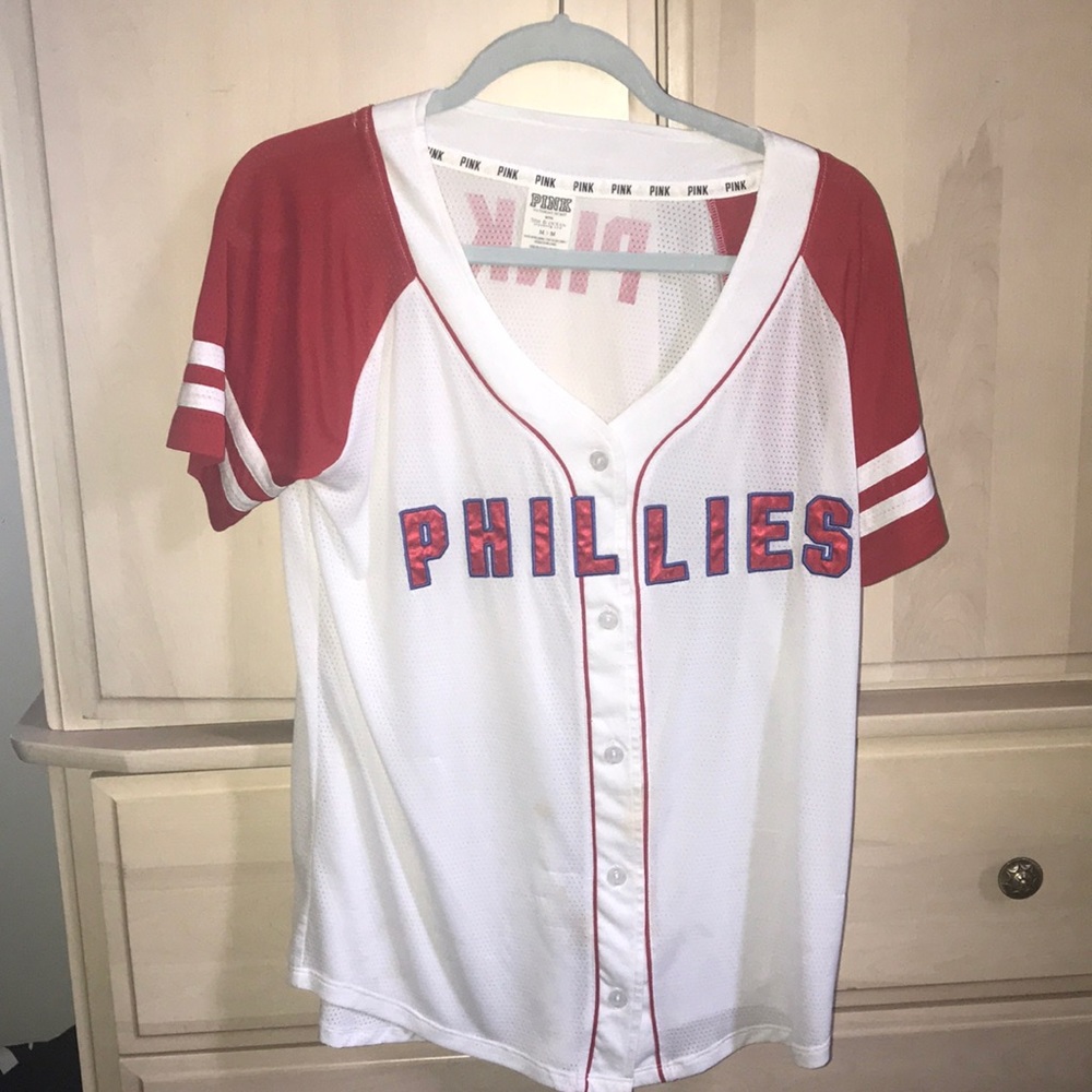 Phillies button up